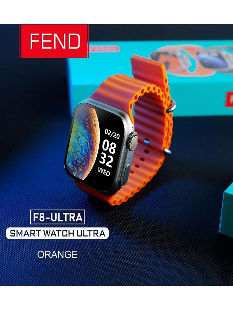 FEND - Smart Watch Ultra 49mm AMOLED Screen with Two Set Strap and Wireless Charger For Men's and Boys - Image 1