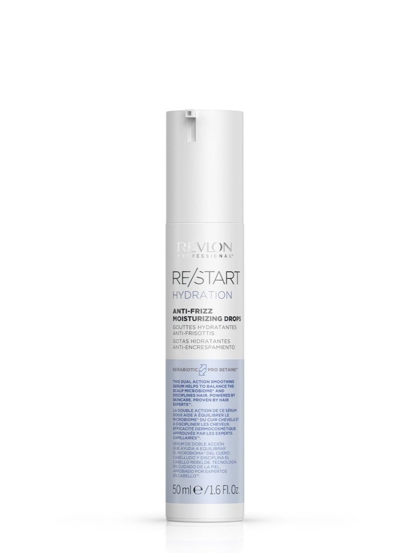 Revlon Professional Restart Hydration Hair Serum Anti-Frizz Moisturizing Drops 50 Ml - Image 1