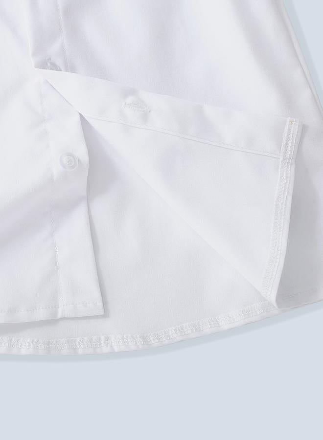 تايك تو قميص ديناصور أبيض مطرز للأولاد - Image 5