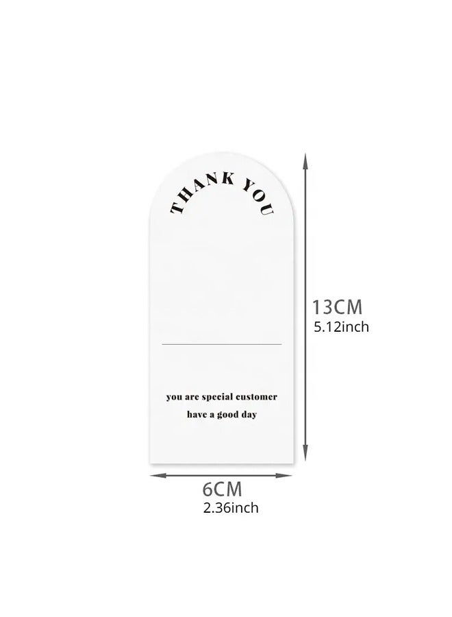 Generic 50-Piece Rectangle Thank You Stickers for Small Business, Handmade Goods, Gift & Box Decoration - Image 2