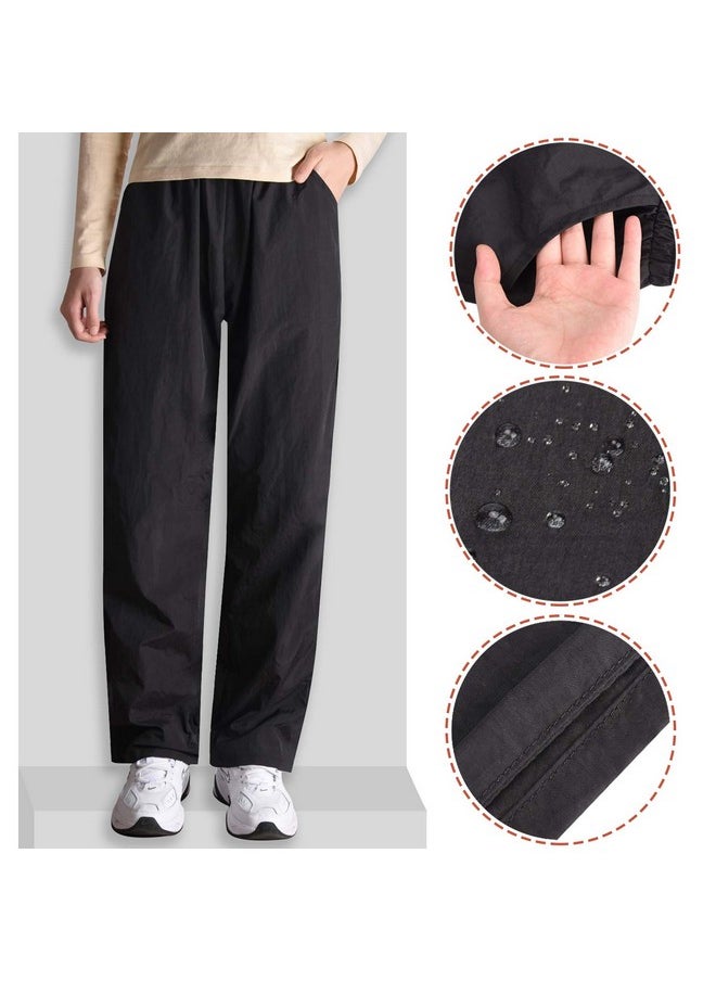 Noverlife Professional Pet Groomer Trousers, Xl Size, Splash Proof AntiStatic Pet Beautician Trousers With 2 Pockets, Lightweight Unisex Grooming Black Pants For Pet Shop, Dog Cat Groomer Work Pants  - Image 3
