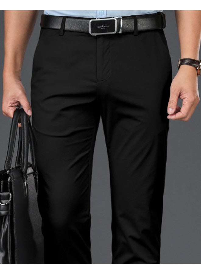 Septwolves Four-way Stretch Semi-elastic】men's Casual Pants, Business Casual Trousers, Easy-care Spring And Autumn Long Pants - Image 1