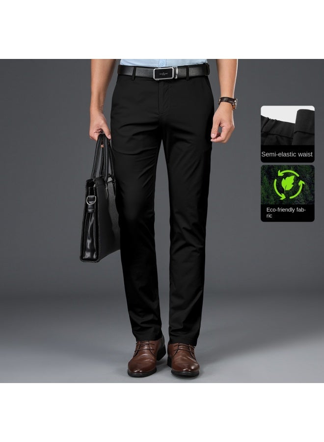 Septwolves Four-way Stretch Semi-elastic】men's Casual Pants, Business Casual Trousers, Easy-care Spring And Autumn Long Pants - Image 3