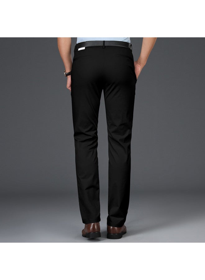 Septwolves Four-way Stretch Semi-elastic】men's Casual Pants, Business Casual Trousers, Easy-care Spring And Autumn Long Pants - Image 4