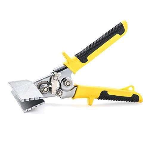 QWORK QWORK Sheet Metal Hand Seamer, 6 Inch Jaw Straight Metal Pipe Bender Manual Metal Bending Pliers Tool with Comfort Grip Handle, for Flattening, Bending, Seaming, Metal Sheet, 1 Pack  - Image 5