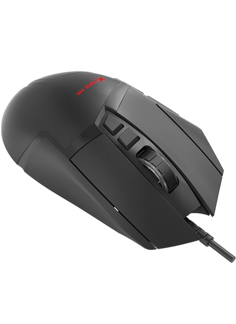 XTRIKE ME - GM520 RGB Gaming Mouse - Optical Sensor 12,800 DPI - 8 Programmble Buttons - 1000HZ Polling Rate With Software - Image 1