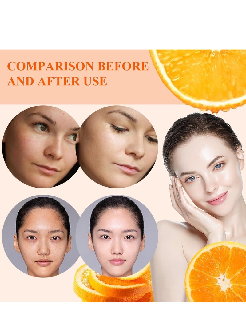 لانثوم مصل فيتامين سي للوجه ، مصل تفتيح ومضاد للشيخوخة مع النياسيناميد وحمض الهيالورونيك ، مصحح البقع الداكنة لعلامات حب الشباب ، سيروم مرطب وشد البشرة للنساء والرجال (1 أونصة) - Image 4