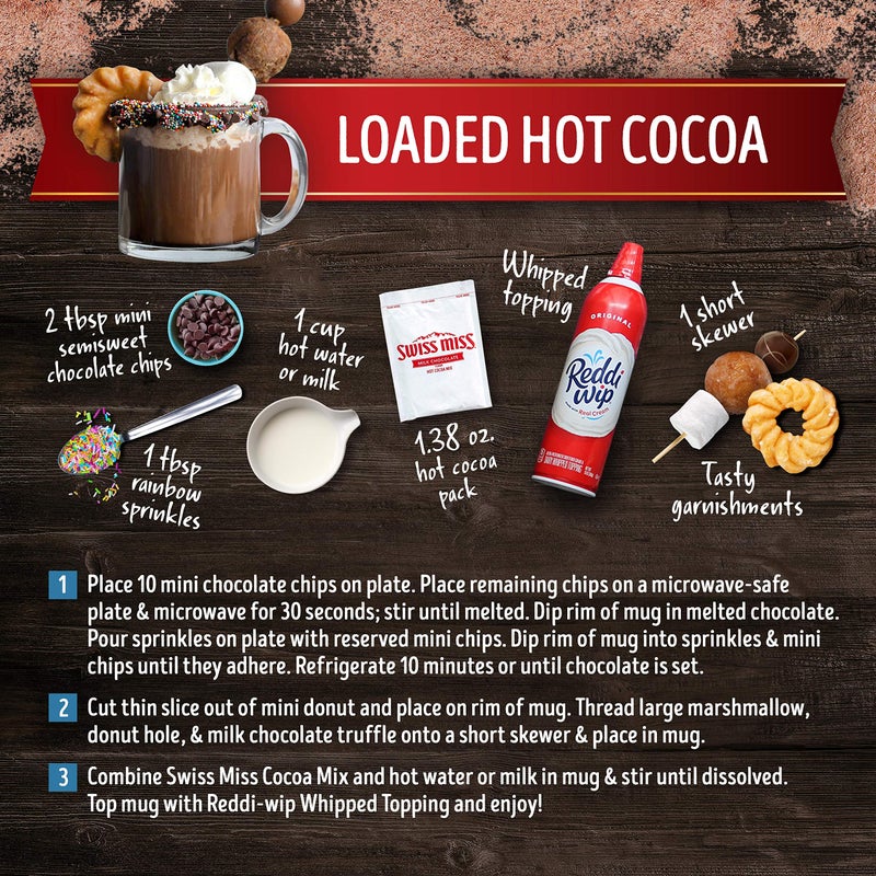 Swiss Miss Milk Chocolate Flavor Hot Cocoa Mix Canister, 45.68 oz. (Pack of 6) - Image 4