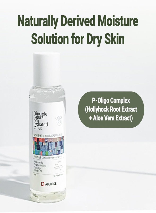 ABEREDE Principle Natural Rich Hydrated Toner 5.07 fl oz / 150ml, Hydrating & Moisturizing for Dry, Oily & Sensitive Skin, Soothing Toner, Triple Hyaluronic Acid, Moisture Barrier, Calming - Image 4