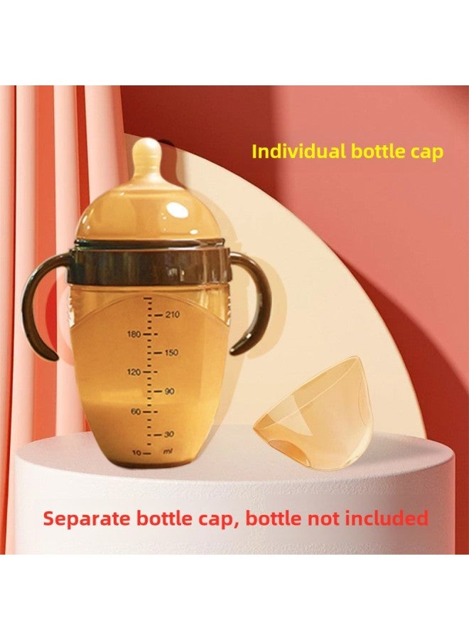 World * Xi With 7.2cm Full Silicone Bottle Nano Silver Weaning Artifact Baby Anti-flatulence Simulation Nipple-Capacity:Milk Bottle Cap (suitable For Shixi) - Image 1