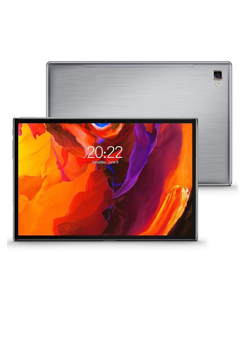 AROAQ M60 5G Wifi Octa Core Android Tablet, 10.1 Inch 4GB RAM 64GB ROM Full Touch Screen Tablet PC, 4G LTE Easy To Carry Durable Gaming Tablet For Education Learning Business Gaming, (1pc, Silver) - Image 1