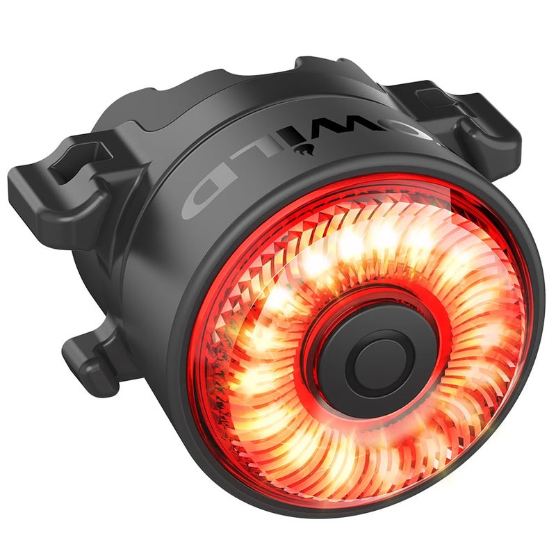TOWILD TL03 Bike Tail Light Smart Brake Sensing Bike Rear Lights,Type-C Cable Waterproof Bicycle Back Lights Led Rechargeable Auto On/Off Flash Strobe Safety Red Taillight for Road Cycling Commuting - Image 1