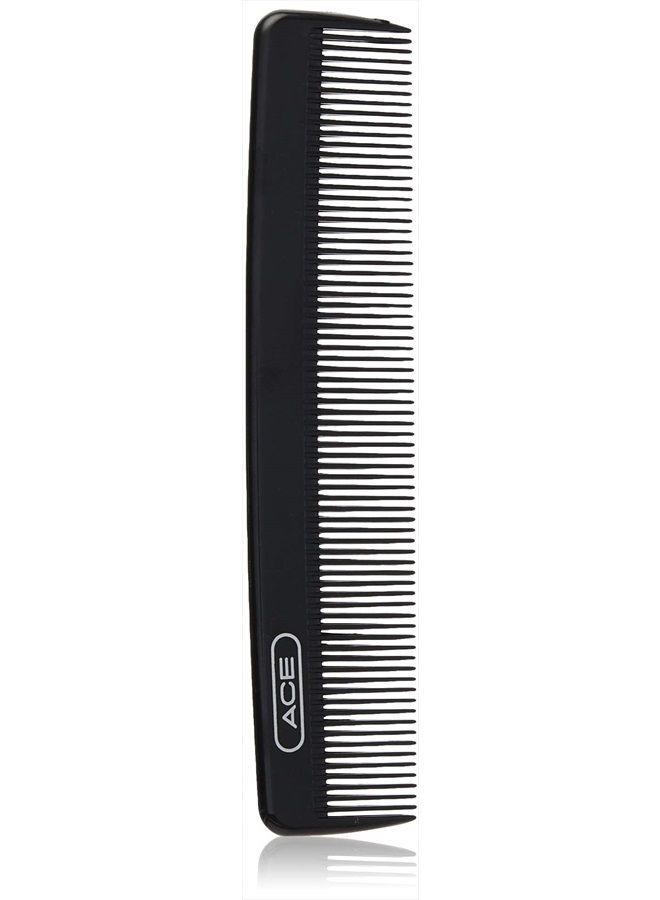 Goody ACE Pocket Fine Tooth Comb - 4.5 Inch, Black - Great for All Hair Types - Fine Comb Teeth for Thin to Medium Hair - Durable for Everyday and Professional Use - Image 1