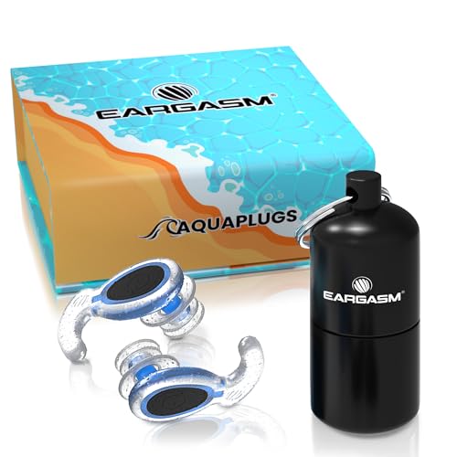 Eargasm Aquaplugs - Waterproof Ear-Plugs for Swimming Pools, Oceans - Water-Out Sound-in Ear-Plugs for Men, Women, Kids - Water Ear Protection for Swimmers, Surfers, Snorkeling, Watersports & More - Image 2