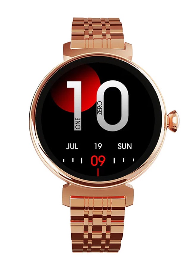 HiFuture Aura Female Bt Calling Smart Watch - Gold - Image 1