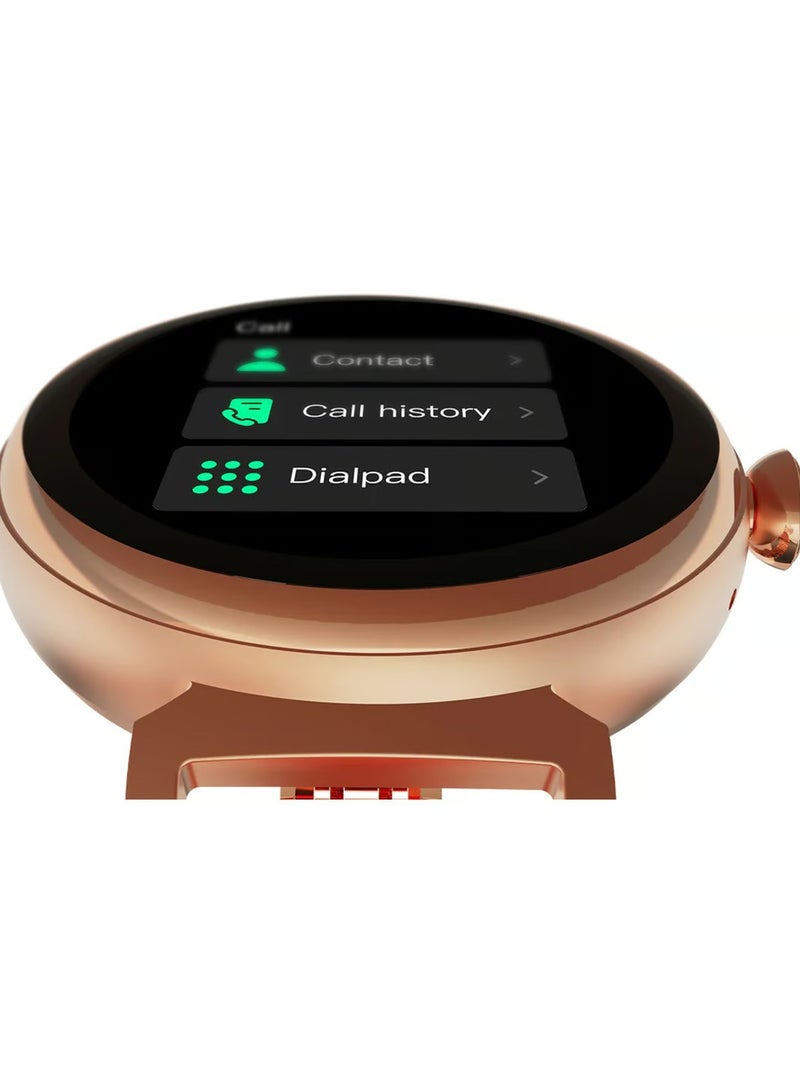HiFuture Aura Female Bt Calling Smart Watch - Gold - Image 3