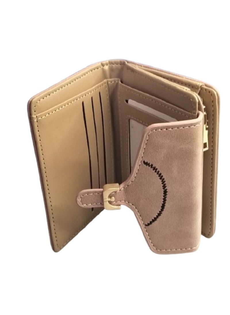 Generic Purse Female Vintage 2-in-1 Coin Purse And Card Bag - Pink  - Image 4