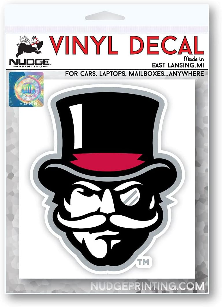 Nudge Printing NCAA Vintage Popular Car Decals - Image 1
