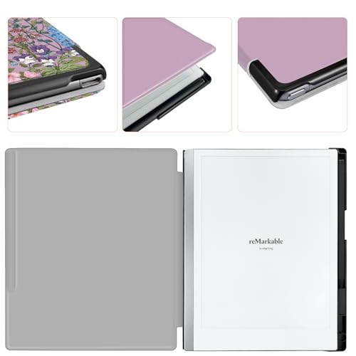Aippdo Case for Remarkable 2 Paper Tablet 10.3" 2020 Released,Lightweight and Hard Back Shell Protective Book Folio Cover with Built-in Pen Holder,Comes with Remarkable 2 Pen Tips. - Image 2