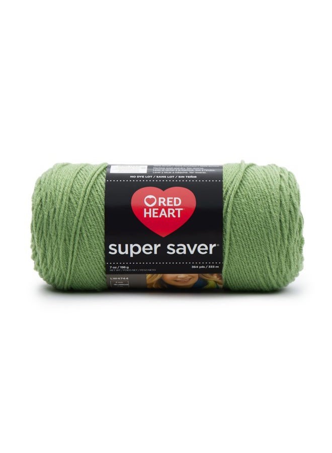RED HEART E300.0624 Super Saver Yarn, Tea Leaf - Image 1