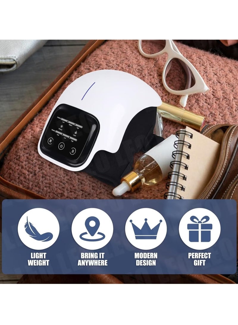 TIGER Knee Massager with Heat & Red Light Therapy – Large LED Screen for Arthritis Pain Relief, Stretched Ligament & Muscle Injury Treatment | Adjustable for Comfortable, Targeted Relief, Ideal for Pain Management & Recovery - Image 3