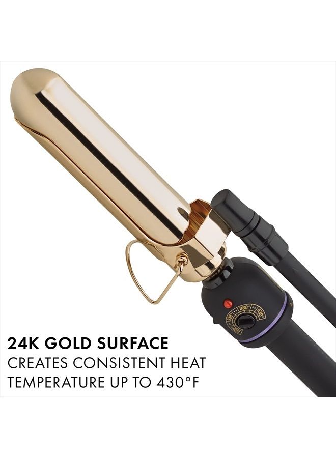 Hot Tools Pro Artist 24K Gold Marcel Iron | Long Lasting Curls, Waves (1-1/4 in) - Image 3