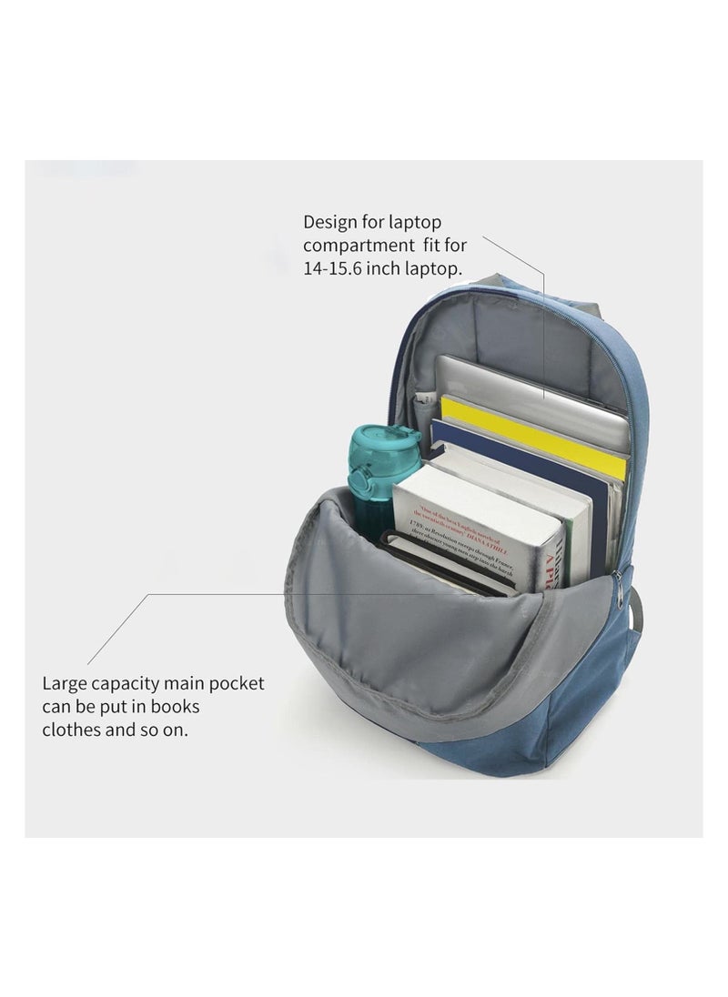 Cougar - COUGAR-EGY Laptop Backpack Slim Laptop Backpack for School and Travel Laptop Backpack, Laptop bag for Business Travel College Women Men Unisex Model: s36 (light grey) - Image 1