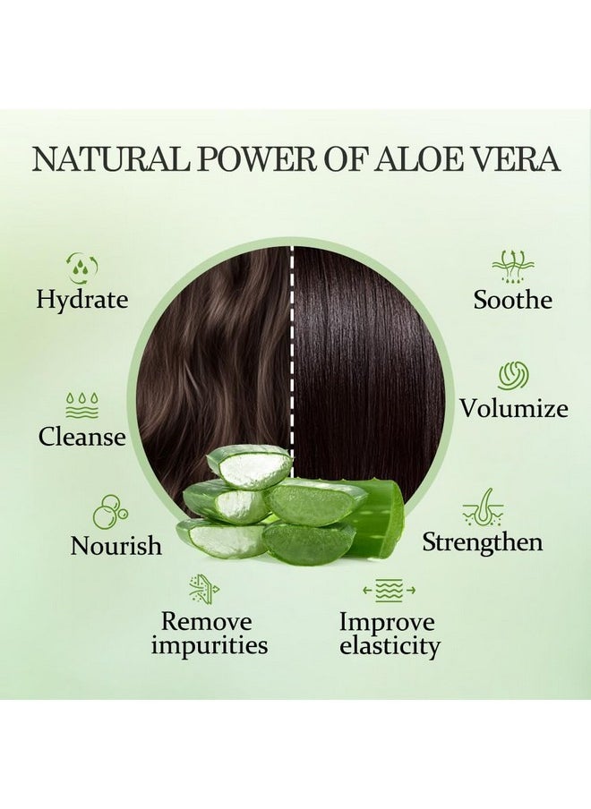 Aloderma Aloderma Aloe Nourishing Shampoo Featuring Fresh, Organic Aloe Vera for Dry and Damaged Hair - Gently Cleanses and Moisturizes Dehydrated Hair for Soft, Healthy Hair - Alcohol, Paraben-Free - 16oz  - Image 4
