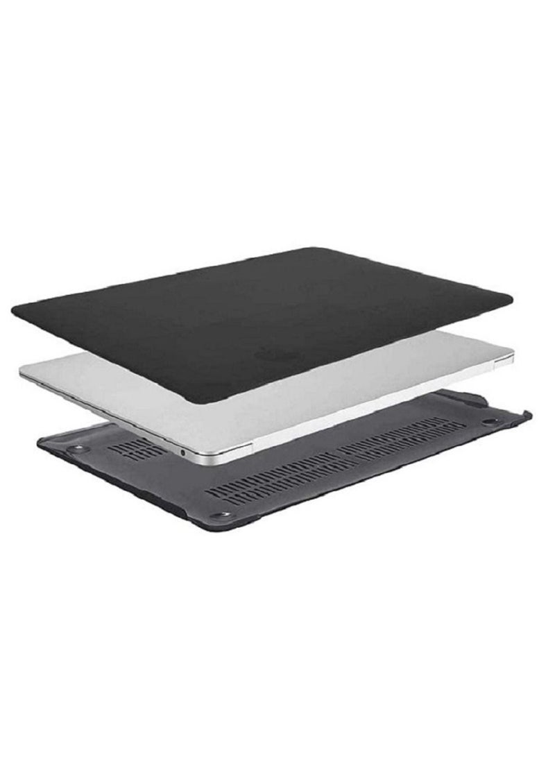 Mufaens Protective Plastic Hard Shell Case Cover For MacBook New Air 13 Inch with Retina Display and Touch ID Model A2337 M1 A2179/A1932 Released 2018/2019/2020 Black - Image 5