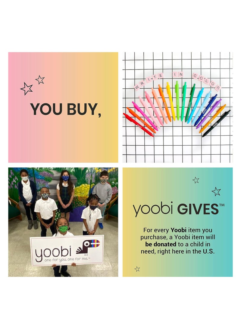 Yoobi Colored Pencils Set Double Ended for Kids and Adults pack of 12 - Image 5