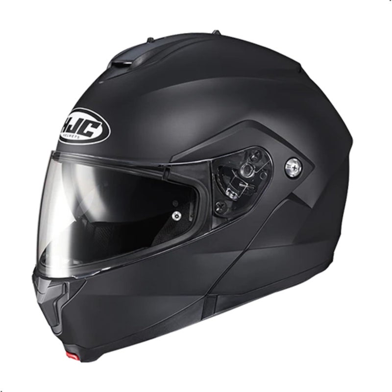 HJC C91 Solid Modular Motorcycle Helmet with HJ-17 Pinlock Shield, DOT Approved(Semi Flat Black, Small) - Image 5