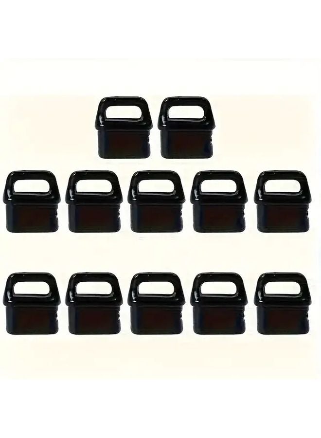 Black Universal Type C Port Protector 12 Pack Silicone Dust Plugs Waterproof Charging Port Cover for USB C Devices - Image 1