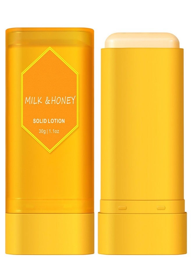 gcdat Organic Milk Honey Gel Stick for Face & Body, Pure Milk & Honey Nourish Solid Lotion, Deeply Moisturizing for Dry Skin, Soothing & Improving Skin Elasticity- 1.1 Oz - Image 1