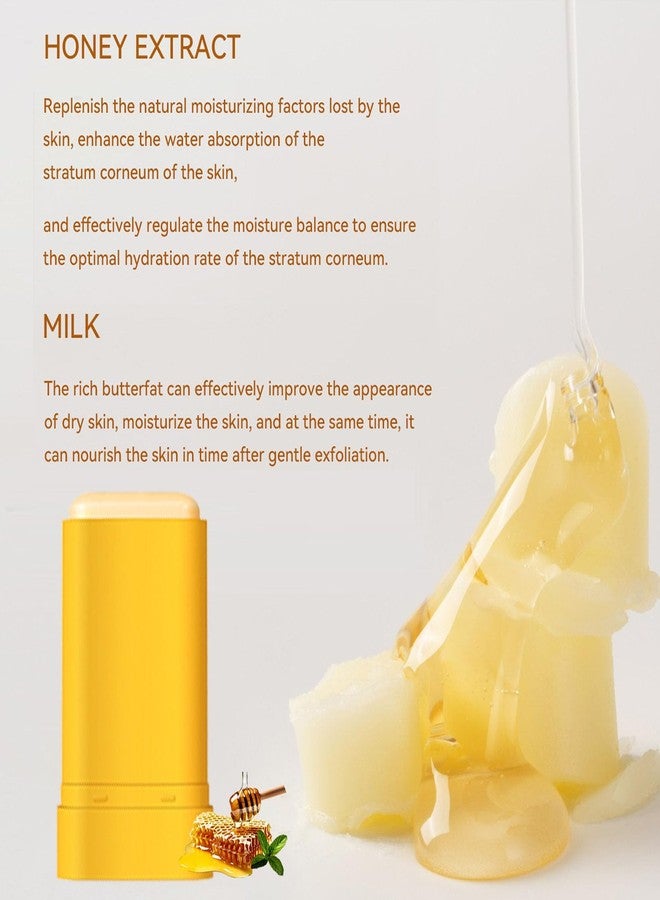 gcdat Organic Milk Honey Gel Stick for Face & Body, Pure Milk & Honey Nourish Solid Lotion, Deeply Moisturizing for Dry Skin, Soothing & Improving Skin Elasticity- 1.1 Oz - Image 5