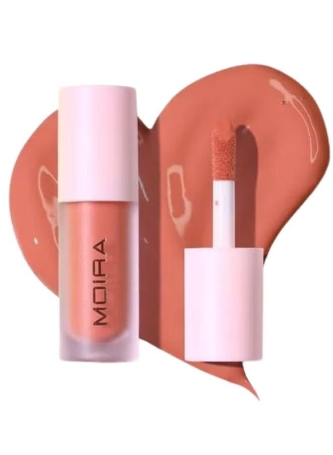 MOIRA Love Steady Liquid Blush – 04 My Darling, Lightweight Buildable Formula, Long-Lasting Dewy Finish, Hydrating & Blendable, Vegan & Cruelty-Free, 0.17 fl. oz (5 ml) - Image 1