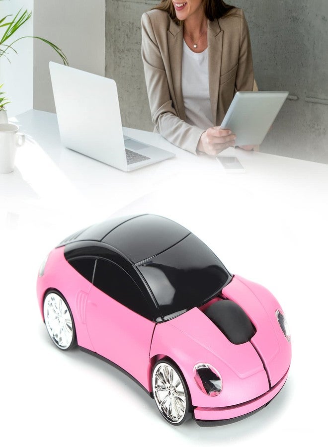 Zopsc فأرة سيارة رياضية، فأرة كمبيوتر لاسلكية بشكل سيارة سباق مع جهاز استقبال USB، تصميم مريح للألعاب للكمبيوتر المكتبي واللابتوب، للألعاب، المكتب، المنزل - Image 4