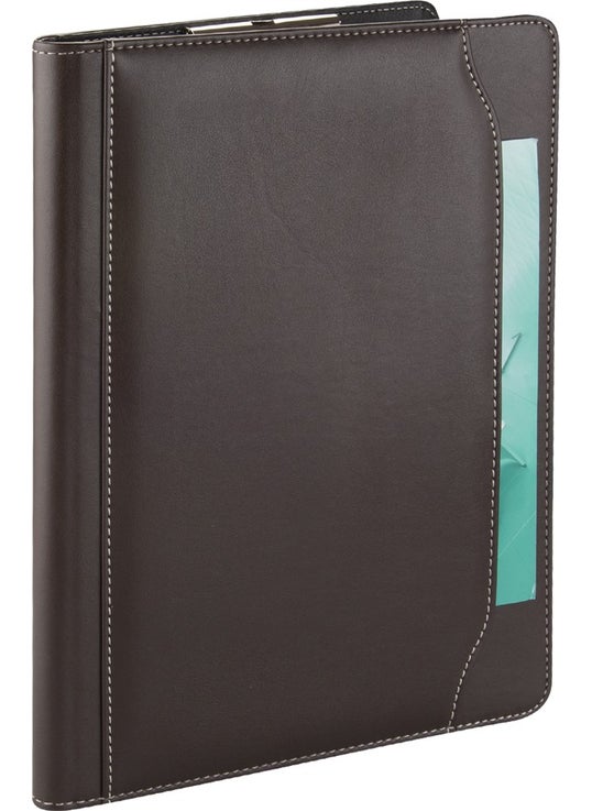A4 Artificial Leather Elite Secretary Block Tray with Calculator 100 Sheets
