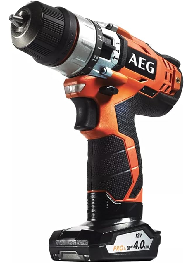 أيج مثقاب قرع Bsb12C2 0 12 فولت برتقالي أسود بطارية غير متضمنة - Image 1