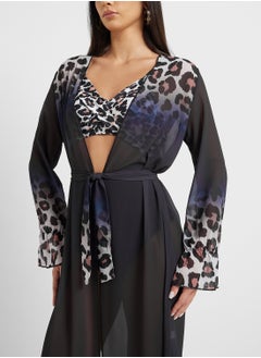 ELLA Animal Print Swimsuit With Cutout  - Image 2