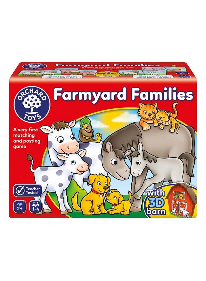 Orchard Toys Farmyard Families Game, Educational Game, Fun Matching and Posting Farm Animal Memory Game, Educational, Perfect for Kids Age 2+ Years - Image 1