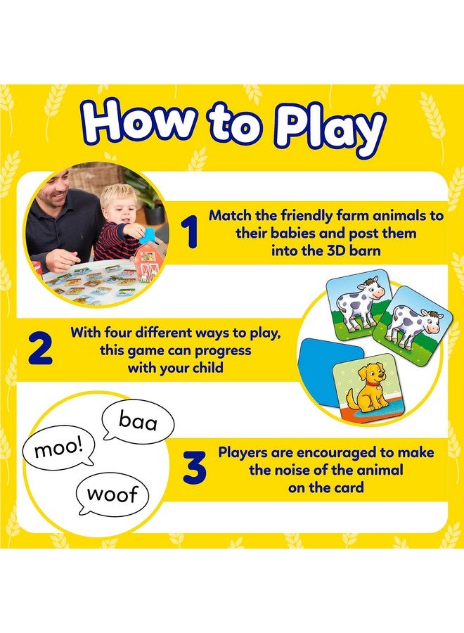 Orchard Toys Farmyard Families Game, Educational Game, Fun Matching and Posting Farm Animal Memory Game, Educational, Perfect for Kids Age 2+ Years - Image 2