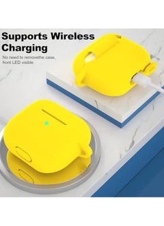 wexon Protective Shockproof Silicone Case Cover for Apple AirPods 3 Yellow  - Image 4