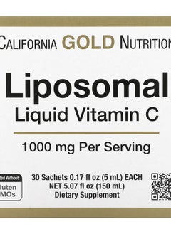 Liposomal Liquid Vitamin C Unflavored 1000 mg 30 Sachets