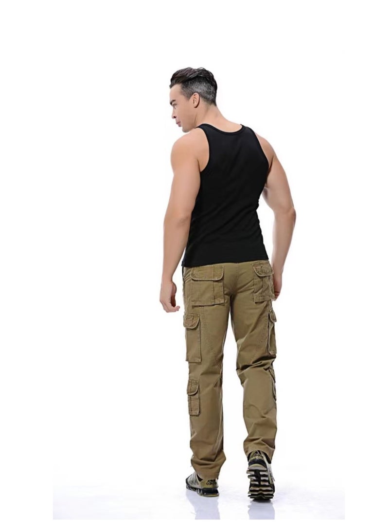 Loquat Men's Multi-bag Casual Cargo Pants  - Image 2