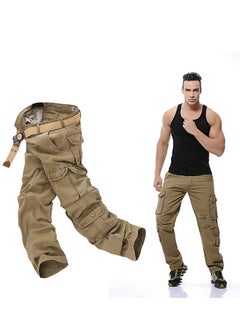 Loquat Men's Multi-bag Casual Cargo Pants  - Image 1