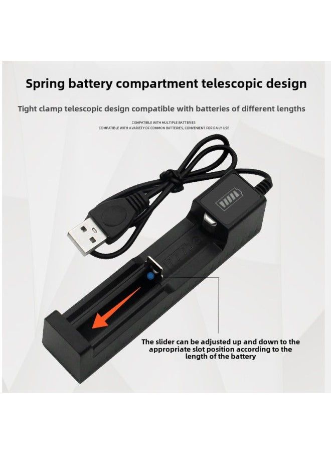 Generic - Special Charger For Flashlight 18650/26650 Seat Charging Universal Charging 3.5DC Hole Direct Plug Adapter-Color:26650 Lithium Battery - Image 1
