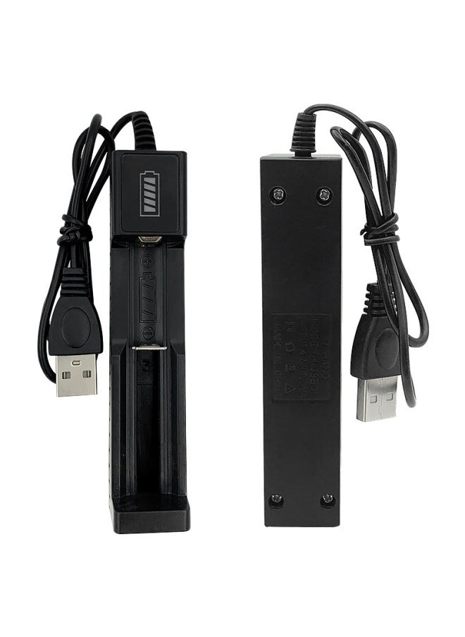 Generic - Special Charger For Flashlight 18650/26650 Seat Charging Universal Charging 3.5DC Hole Direct Plug Adapter-Color:26650 Lithium Battery - Image 1