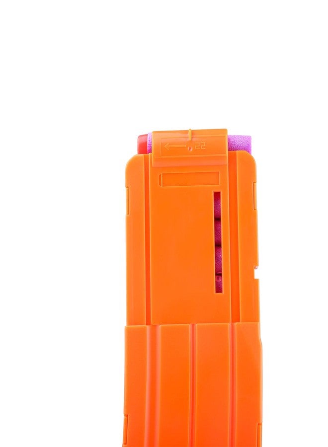 WORKER مشبك مخزن رصاص بديل من نوع الموزة من WORKER، يتسع لـ 22 سهمًا، مناسب للعبة Nerf N-Strike Elite (برتقالي) - Image 4
