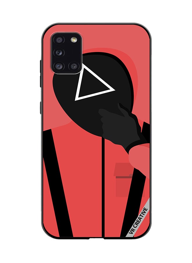 VR CREATIVE Protective Case Cover For Samsung Galaxy A31 Squid Game Soldier Design Multicolour - Image 1