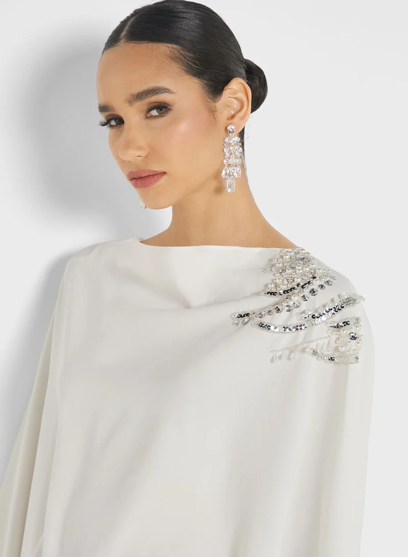 Femi9 Cape Sleeve Top